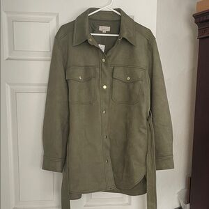LOFT Utility Jacket in Sage Green